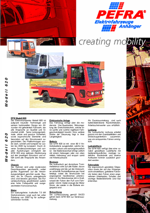 Tractores eléctricos PEFRA 625