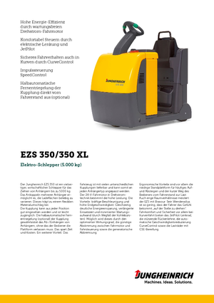 Tractores eléctricos Jungheinrich EZS 350