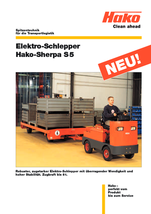 Tractores eléctricos Hako Sherpa S 5