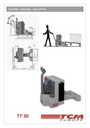 Tractores eléctricos TCM TT 50
