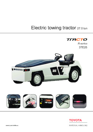 Tractores eléctricos Toyota 3TE25	