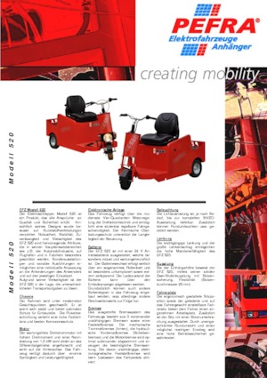 Tractores eléctricos PEFRA 520/2.5