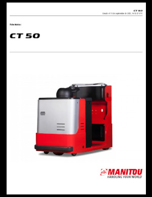 Tractores eléctricos Manitou CT 50