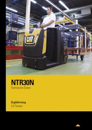 Tractores eléctricos Caterpillar NTR30N