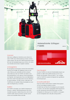 Tractores eléctricos Linde P-MATIC