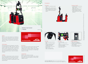 Tractores eléctricos Linde P-MATIC