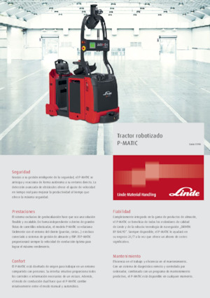 Tractores eléctricos Linde P-MATIC