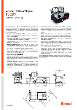 Tractores eléctricos Simai TE 291