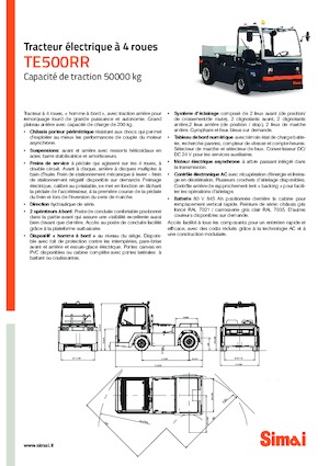 Tractores eléctricos Simai TE 500 RR