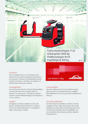 Tractores eléctricos Linde W04