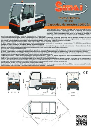 Tractores eléctricos Simai TE 151