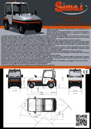 Tractores eléctricos Simai TE 250 R