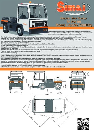 Tractores eléctricos Simai TE 250 RR