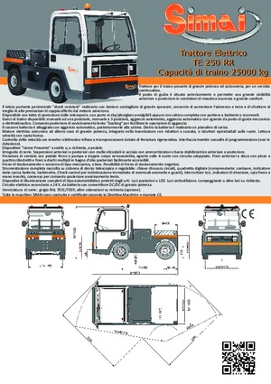 Tractores eléctricos Simai TE 250 RR