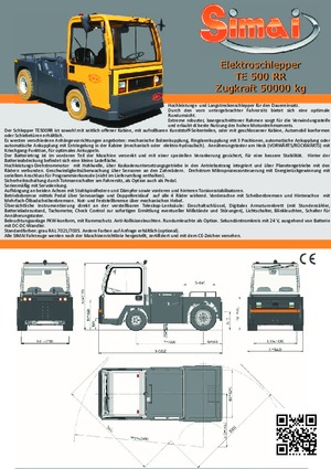Tractores eléctricos Simai TE 500 RR