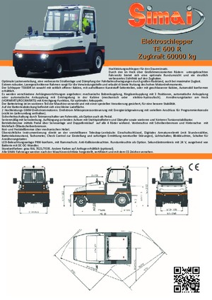 Tractores eléctricos Simai TE 600 R