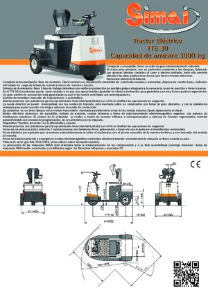Tractores eléctricos Simai TTE 30 ac