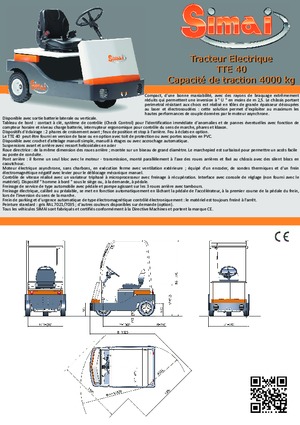 Tractores eléctricos Simai TTE 40 ac