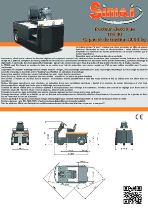 Tractores eléctricos Simai TTE 80 ac