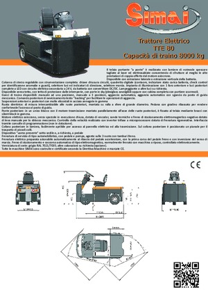 Tractores eléctricos Simai TTE 80 ac