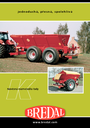 Esparcidor de fertilizante Bredal K 105 LB