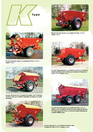 Esparcidor de fertilizante Bredal K 105 LB