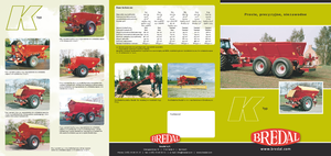 Esparcidor de fertilizante Bredal K 105 LB