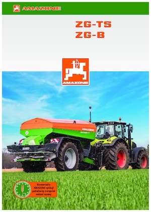 Esparcidor de fertilizante Amazone ZG-TS 10001
