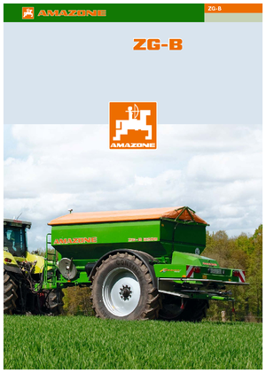 Esparcidor de fertilizante Amazone ZG-B 5500 Ultra Hydro