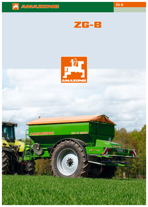Esparcidor de fertilizante Amazone ZG-B 5500 