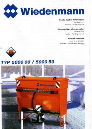 Dispositivos de dispersión remolcables Wiedenmann 5000 50