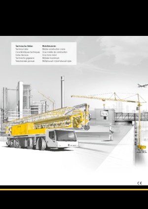 Grúas torre con rotación inferior  sobre vehículo Liebherr MK 88