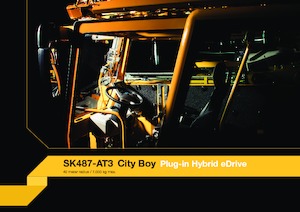 Grúas torre con rotación inferior  sobre vehículo Spierings SK487-AT3