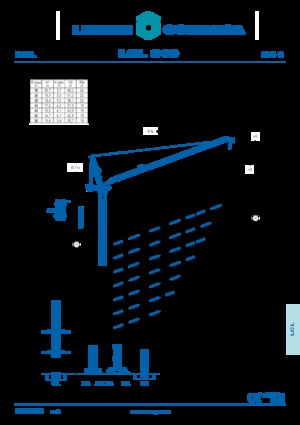 Grúas torre con pluma rotativa Comansa LCL 310