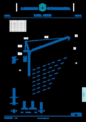 Grúas torre con pluma rotativa Comansa LCL 500
