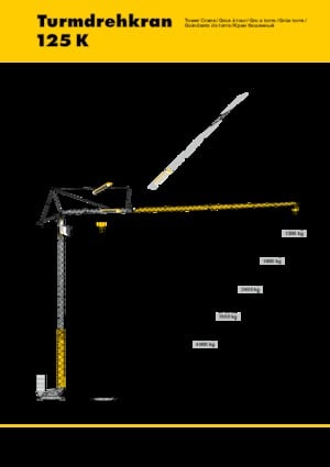 Grúas torre con rotación inferior Liebherr 125 K