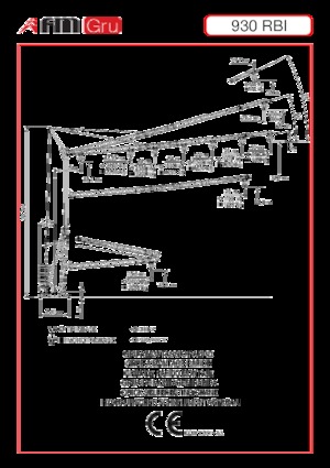 Grúas torre con rotación inferior FM-Gru 930 RBI