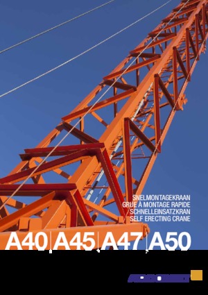 Grúas torre con rotación inferior Arcomet A 40