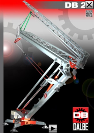 Grúas torre con rotación inferior Gru Dalbe DB 20