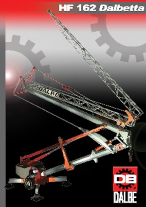 Grúas torre con rotación inferior Gru Dalbe HF 162 Dalbetta