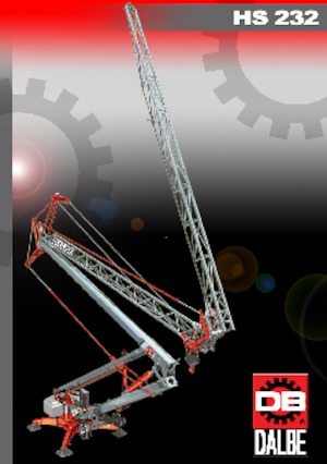 Grúas torre con rotación inferior Gru Dalbe HS 232