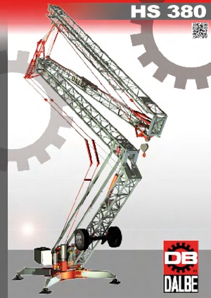 Grúas torre con rotación inferior Gru Dalbe HS 380 Marilyn