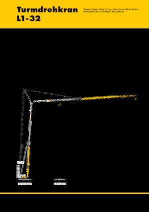 Grúas torre con rotación inferior Liebherr L1-32 