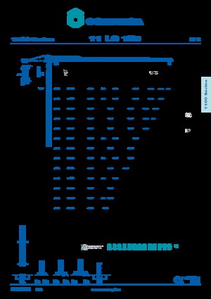 Grúas torre con rotación superior Comansa 11LC150