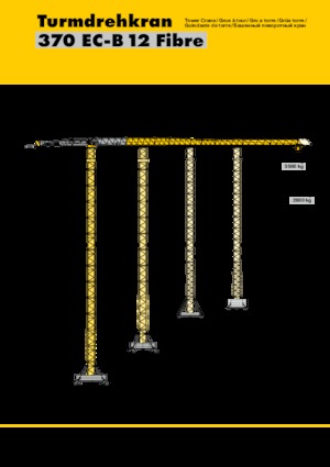 Grúas torre con rotación superior Liebherr 370 EC-B 12 Fibre