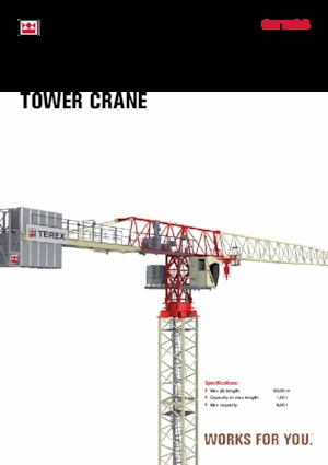 Grúas torre con rotación superior Terex Comedil (Zeppelin) CTT 162-8