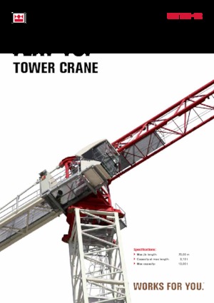 Grúas torre con rotación superior Terex Comedil (Zeppelin) CTT 231-12