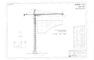 Grúas torre con rotación superior Kroll K-4000