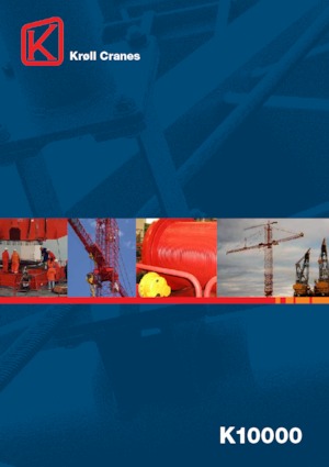 Grúas torre con rotación superior Kroll K10000