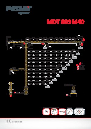 Grúas torre con rotación superior Potain MDT 809 M40